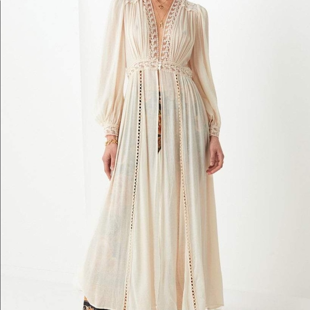 NWT Spell & The Gypsy Le Gauze Lace Duster lace XS - Picture 16 of 16